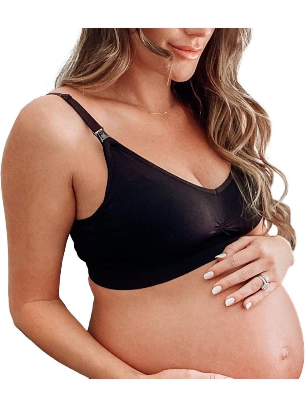 Silky Seamless Nursing Bra - Wireless, Cooling, Lightweight Maternity Support